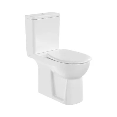 Унитаз-компакт напольный Vitra Conforma (Конформа) с сиденьем без микролифта, белый, санитарный фарфор, антибактериальное покрытие Hygiene (Хайджн) 9899B003-7200