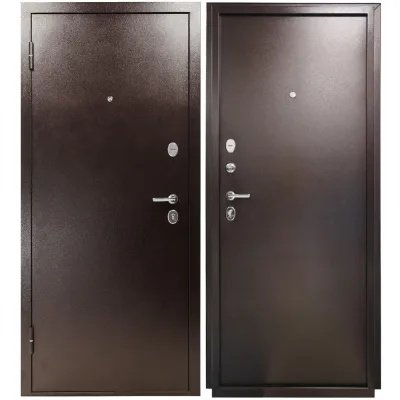Дверь входная Промет Марс/Титан левая медный антик - медный антик 960х2050 мм