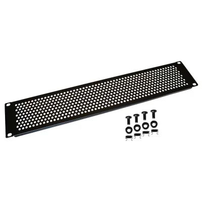 Вентиляционная фальш-панель LANMASTER 19" 2U, черная LAN-DC-VNP-2U