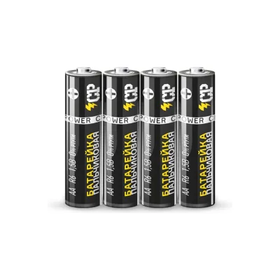 Батарейка элемент питания CRAZYPOWER AA/R6 солевая 1.5В (пленка 4 шт) 5013841