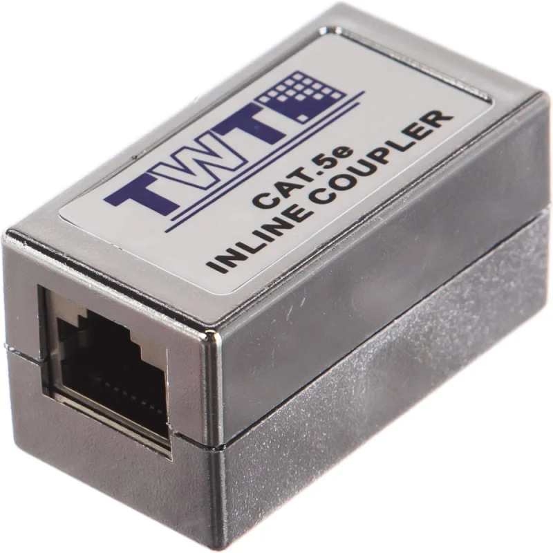 Соединитель 2-х портов TWT RJ-45, экранированный, категории 5е CP45STP5E