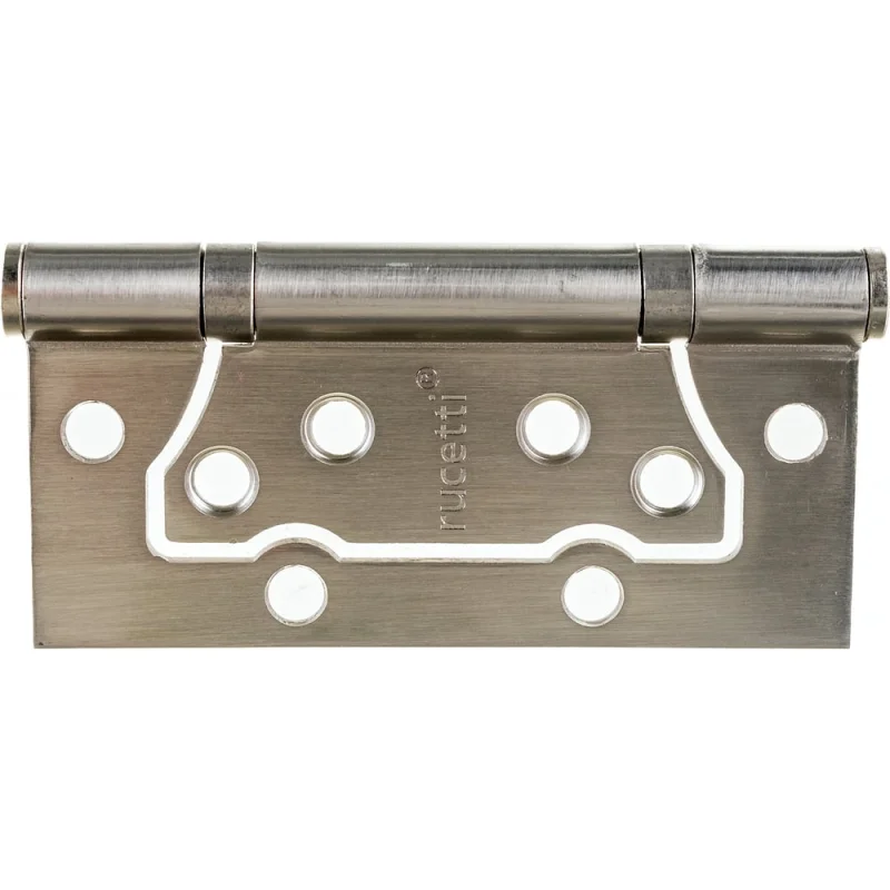Стальная петля RUCETTI без врезки, матовый никель RFH-100х75х2,5 SN 9009253