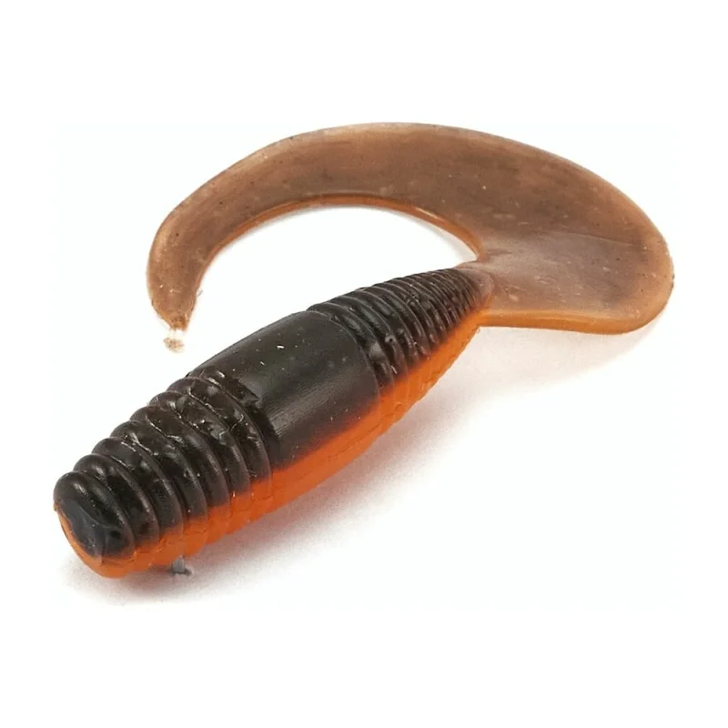 Съедобные искусственные твистеры LUCKY JOHN LJ Pro Series J.I.B TAIL 1.5in, цвет T28, 15шт. 140121-T28