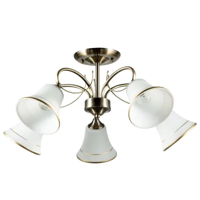 Люстра потолочная Arte Lamp Blossom E27 300 Вт 12 кв.м (A2709PL-5AB)