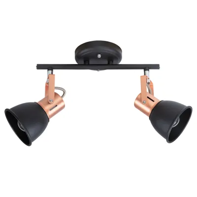 Спот Arte Lamp Jovi E14 80 Вт 4 кв.м черный/бронза IP20 (A1677PL-2BK)