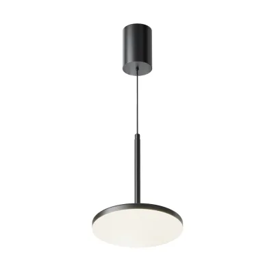 Светильник светодиодный подвесной Maytoni Plato 4000К 12 Вт 4 кв.м черный IP20 (P076PL-L12W4K-B)