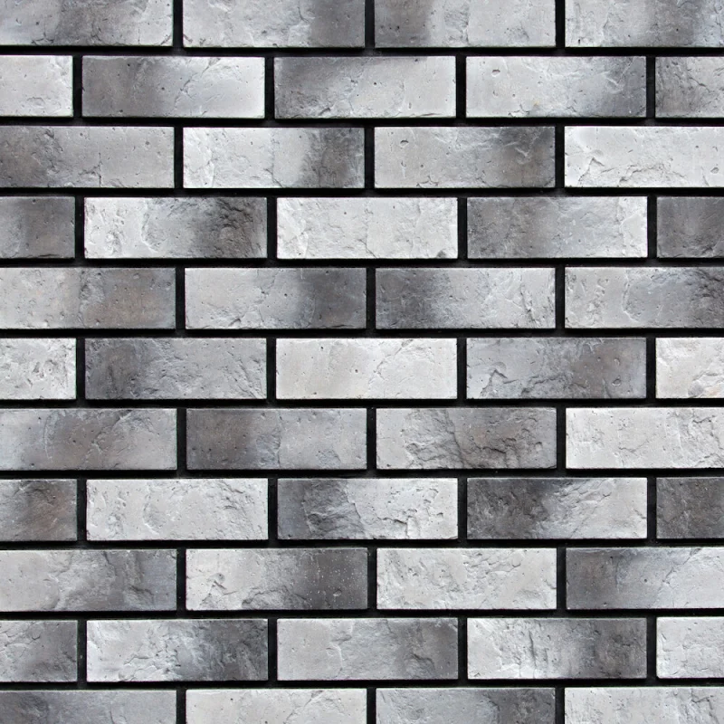 Искусственный камень Atlas Stone Рязанский кирпич серый (80 шт.=1,2 кв.м)