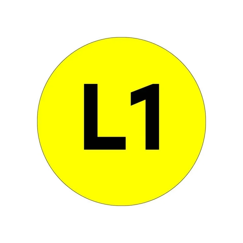 Наклейка знак электробезопасности EKF PROxima d20 мм L1 (100 шт.) (an-2-15)