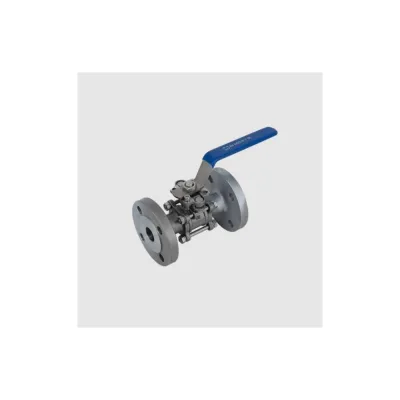 Кран шаровый фланцевый под привод NEWKEY нержавеющий (3PC), AISI316TI DN25 (1), PN40 NK-BFp25/6ti