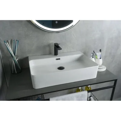 Раковина Gid N9256 накладная белая 60x42x14 51172