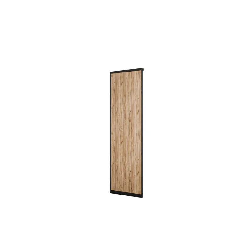 Дверь-купе 583x2252 мм дуб табачный/черный Elegant