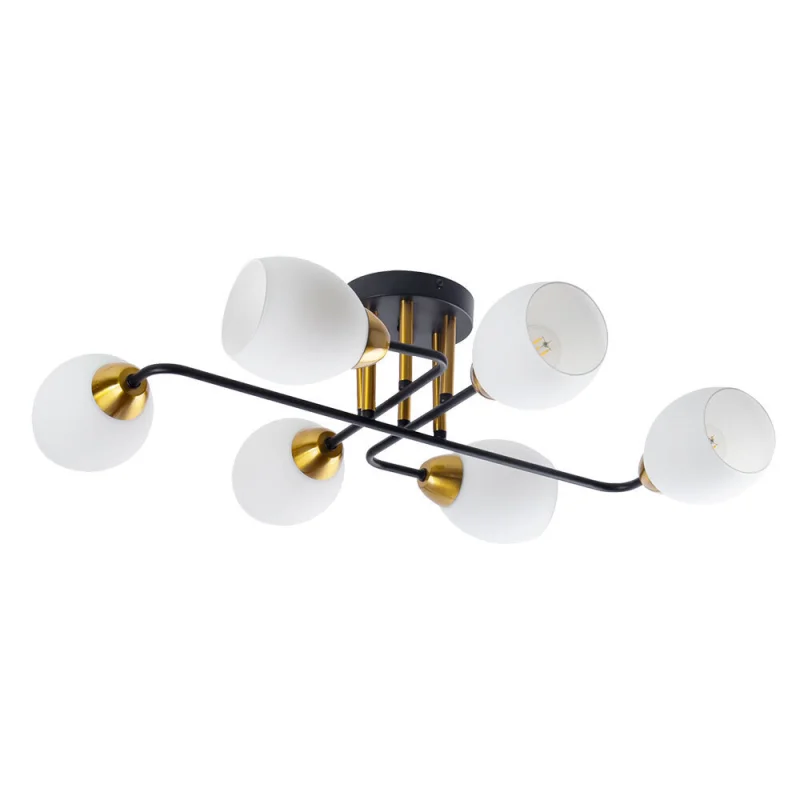Люстра потолочная Arte Lamp Andrea E27 360 Вт 18,5 кв.м (A8141PL-6BK)