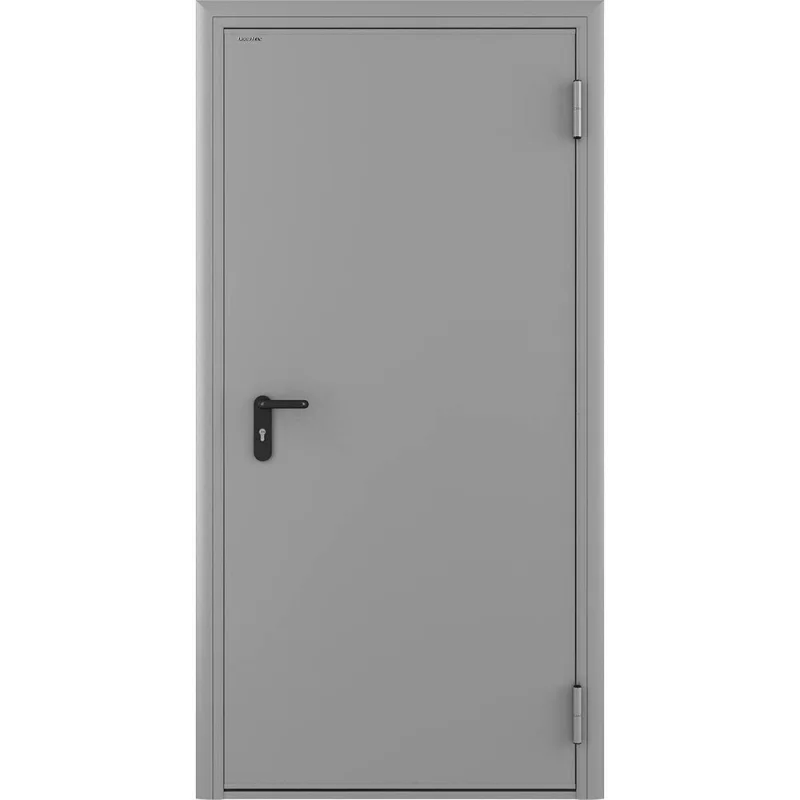 Дверь противопожарная DoorHan ДП-EI-60 глухая правая серый RAL 7035 980х2050 мм