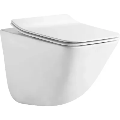 Унитаз с сиденьем Aquanet BioVortex 3.0 W Tornado (Soft Close-SLIMSEAT) подвесной (384176) 00384176