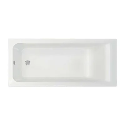Акриловая ванна BAS Титан-PRO 180х80 без каркаса, прямоугольная, пристенная З 00155