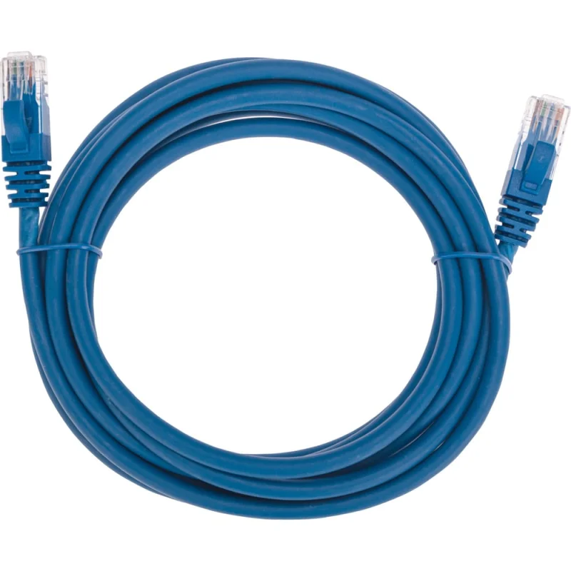 Патч-корд U/UTP REXANT CAT 6, RJ45-RJ45, 26AWG, LSZH, синий, 3м 02-0294-3