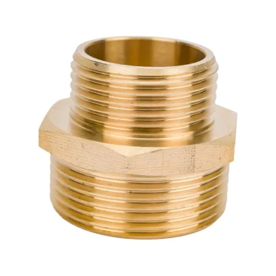 Ниппель Unipump 1"х1 1/4" НР, латунь 35762