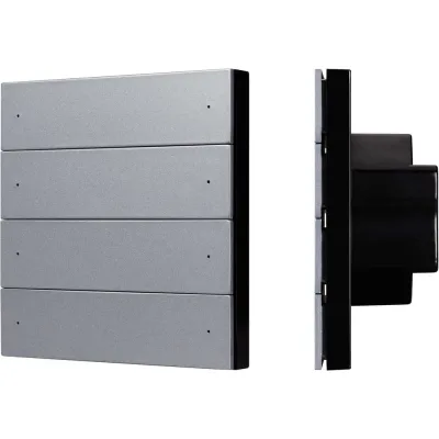 Кнопочная панель INTELLIGENT ARLIGHT SMART-ZB-801-22-1G-8SC-MULTI-IN Silver IARL, IP20, пластик 055487