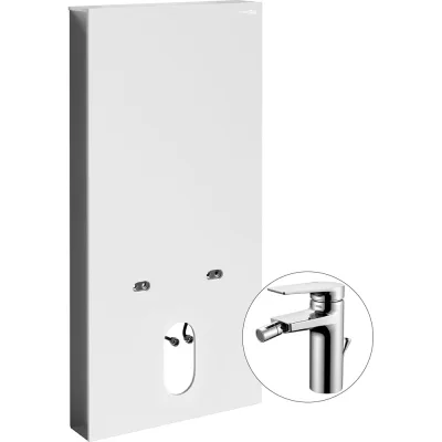 Комплект для биде со смесителем WasserKraft Нааб (Naab) 86BDT.050.WH.SQ3206 Naab 86BDT.050.WH.SQ3206