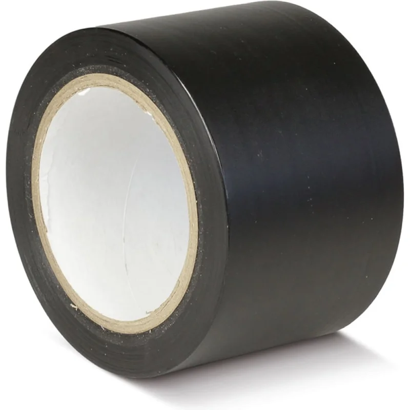Лента ПВХ для разметки Mehlhose GmbH толщина 150 МКМ цвет черный 100 мм х 33 м KMSS10033