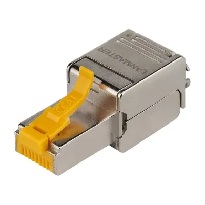Полевой коннектор экранированный LANMASTER RJ45 8P8C кат.6A LAN-TMP-S6A