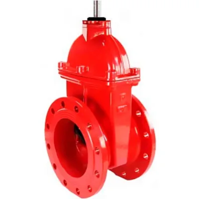 Задвижка клиновая DN.ru 30ч939р GGG50-GGG50-EPDM-RED Ду150 Ру10/16 с невыдвижным шпинделем, под электропривод D040-10163