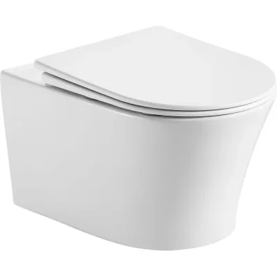 Унитаз с сиденьем Aquanet LAKE 3.0 W TORNADO (Soft Close-SLIMSEAT) подвесной (384153) 00384153