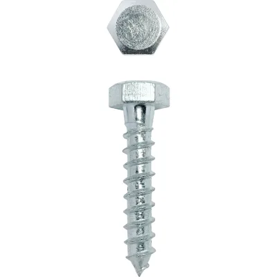 Сантехнический шуруп глухарь Daxmer DIN 571 8x50, 100 шт 00000310713