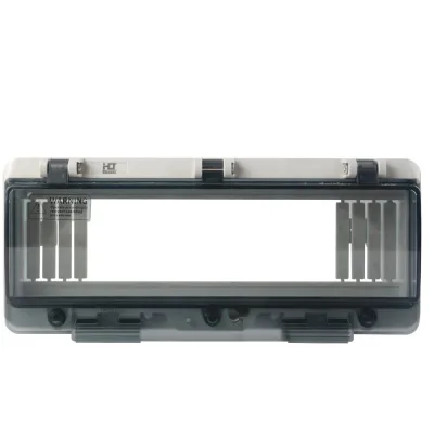Крышка защитная для выреза в шкафу HLT пластик 12 модулей IP67 086-10-006