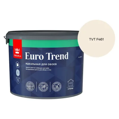 Краска для обоев и стен Tikkurila EURO TREND A мат 9л 700009620_TVT F461