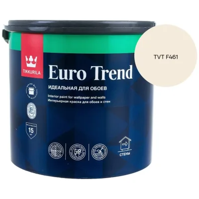 Краска для обоев и стен Tikkurila EURO TREND A мат 2,7л 700009617_TVT F461
