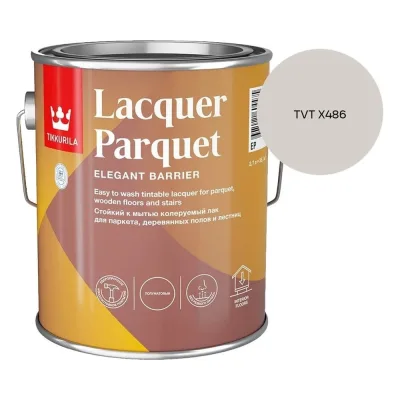 Лак паркетный Tikkurila LACQUER PARQUET EP полуматовый 2,7л 700001146_TVT X486