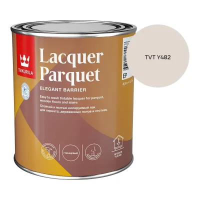 Лак паркетный Tikkurila LACQUER PARQUET EP глянцевый 0,9л 700001142_TVT Y482