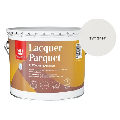 Лак паркетный Tikkurila LACQUER PARQUET EP глянцевый 9л 700001144_TVT G497