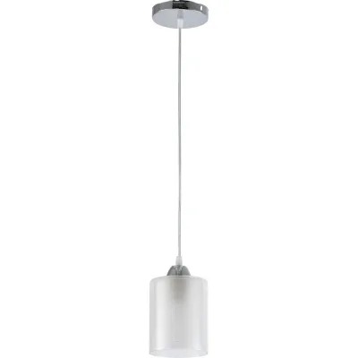 Светильник подвесной Schaffner Inverno E27 60 Вт 3 кв.м хром IP20 (4065-1П)