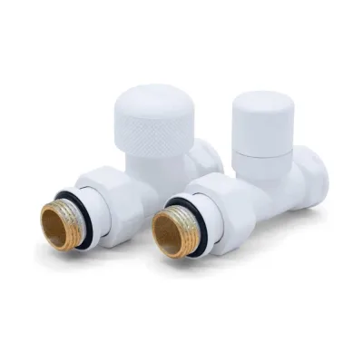 Набор термостатический прямой DR 1/2x1/2, белый 0283.15BL0WBR