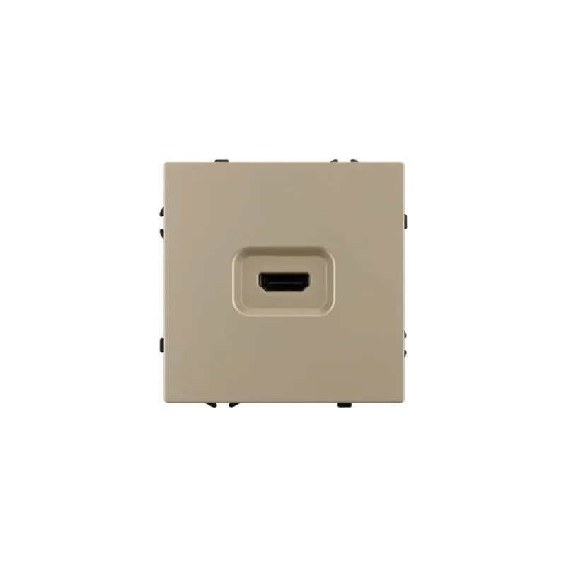 Розетка HDMI Arlight ARL NOBE софт-тач золотой песок SCT-MHD1-SFPL-GD 1шт 061843(1)