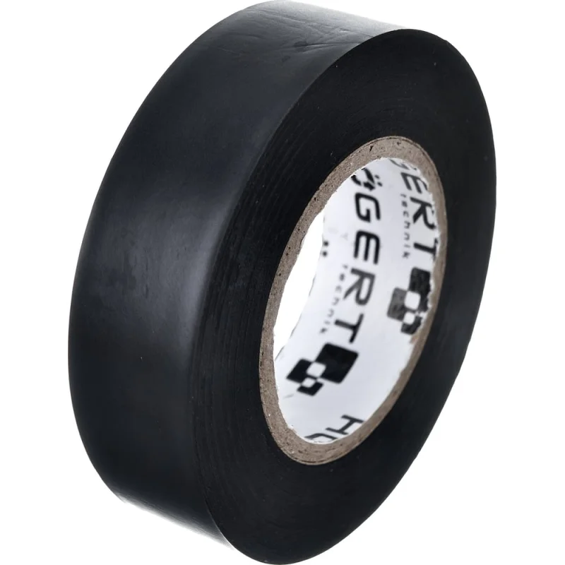 Изоляционная лента Hogert Technik 0,13x19 мм, 20 м, черная HT1P281