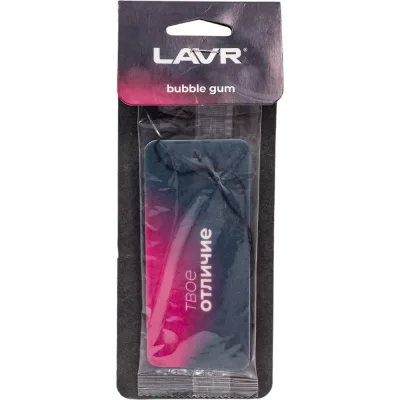 Ароматизатор LAVR картонный Bubble gum Ln1772