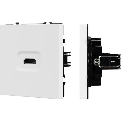 Розетка HDMI Arlight ARL NOBE софт-тач белый кварц SCT-MHD1-SFPL-WH 1 шт. 061846(1)
