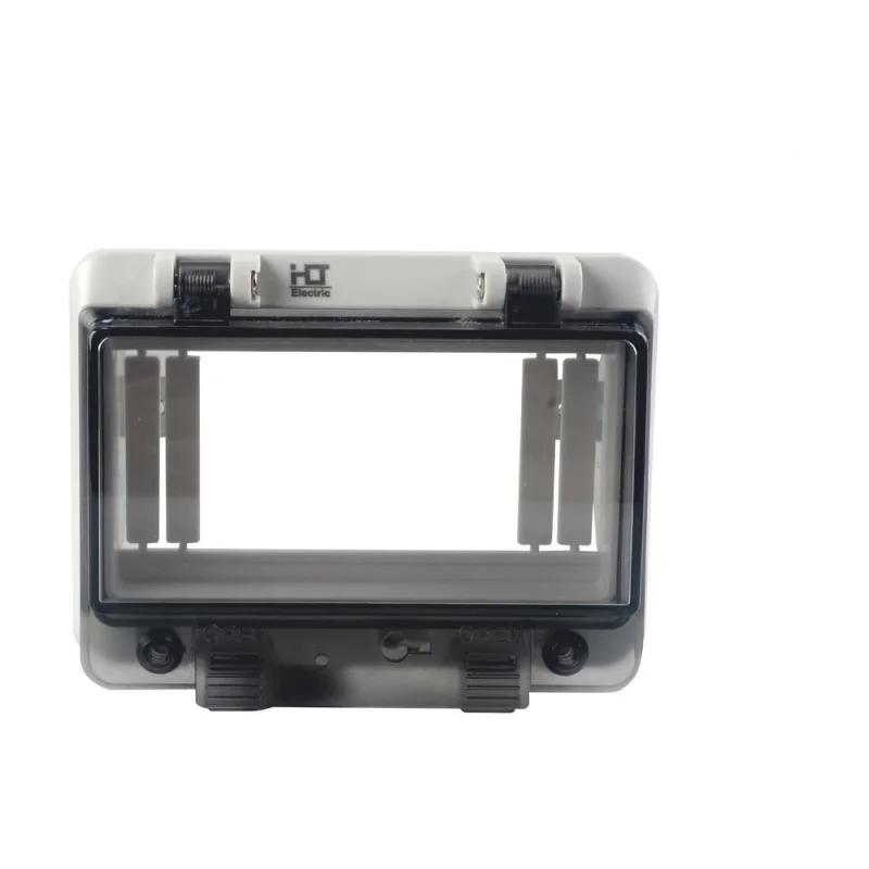 Крышка защитная для выреза в шкафу HLT пластик 6 модулей IP67 086-10-004