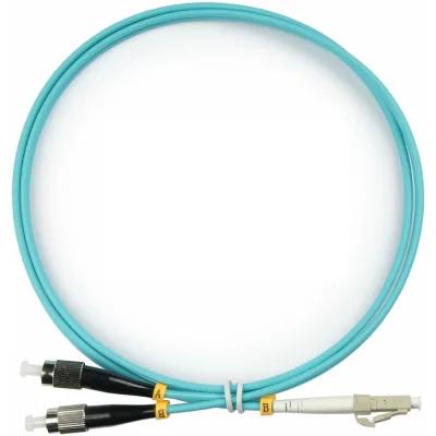Патч-корд оптический TopLAN дуплексный, FC/PC-LC/PC, MM 50/125 (OM3), 6 м, LSZH DPC-TOP-OM3-FC/P-LC/P-6.0