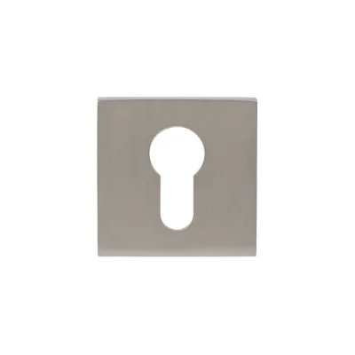 Ключевая накладка под евроцилиндр ADDEN BAU SC SQ-001 NICKEL 940002023028