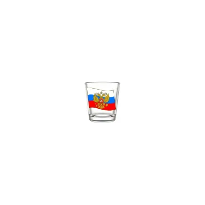 Набор стаканов Декостек 6 шт 50 мл Ода 1250-Д Герб на флаге ПС6929