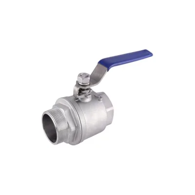 Двухсоставной шаровый кран TITAN LOCK НР-ВР, резьба BSP 2", нерж. 304, TL200BVC-FM