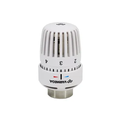 Термостатическая головка жидкостная белая Varmega M30х1.5 VM11001