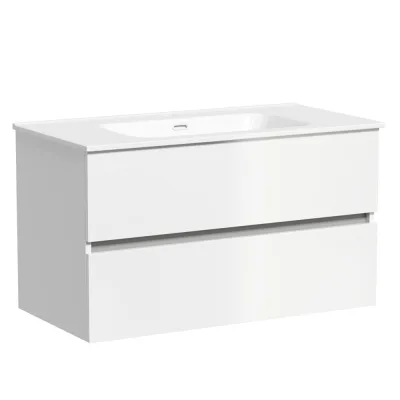Тумба под раковину Sancos Urban 90 см подвесная белая (UR90W)