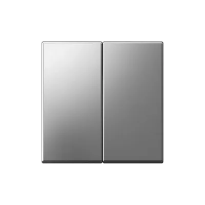 Клавиши для 2-клавишного выключателя Systeme Electric ARTGALLERY сталь GAL880951