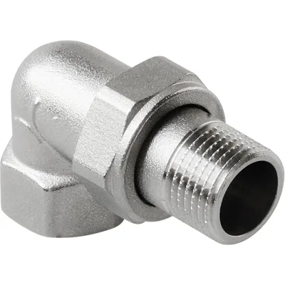 Соединение PRO AQUA разъемное, угловое, резьбовое, Н/В, ШК 1/2 11-m15-f15xb