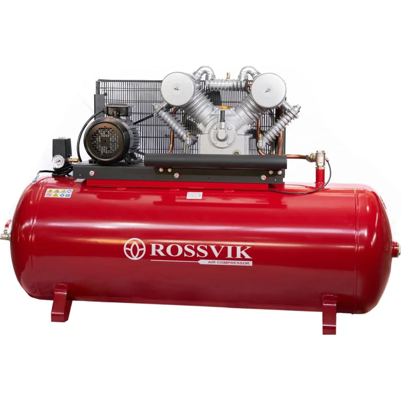 Поршневой компрессор Rossvik 1000л/мин, 16бар, ресивер 500л, 380В/7,5кВт СБ4/Ф-500.LТ100/16-7,5